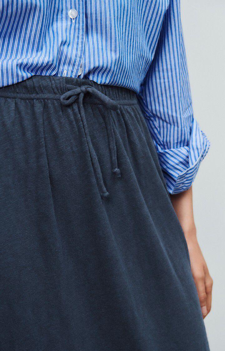 American Vintage Jupe Femme Sully - NAVY Longue Bleu - E24