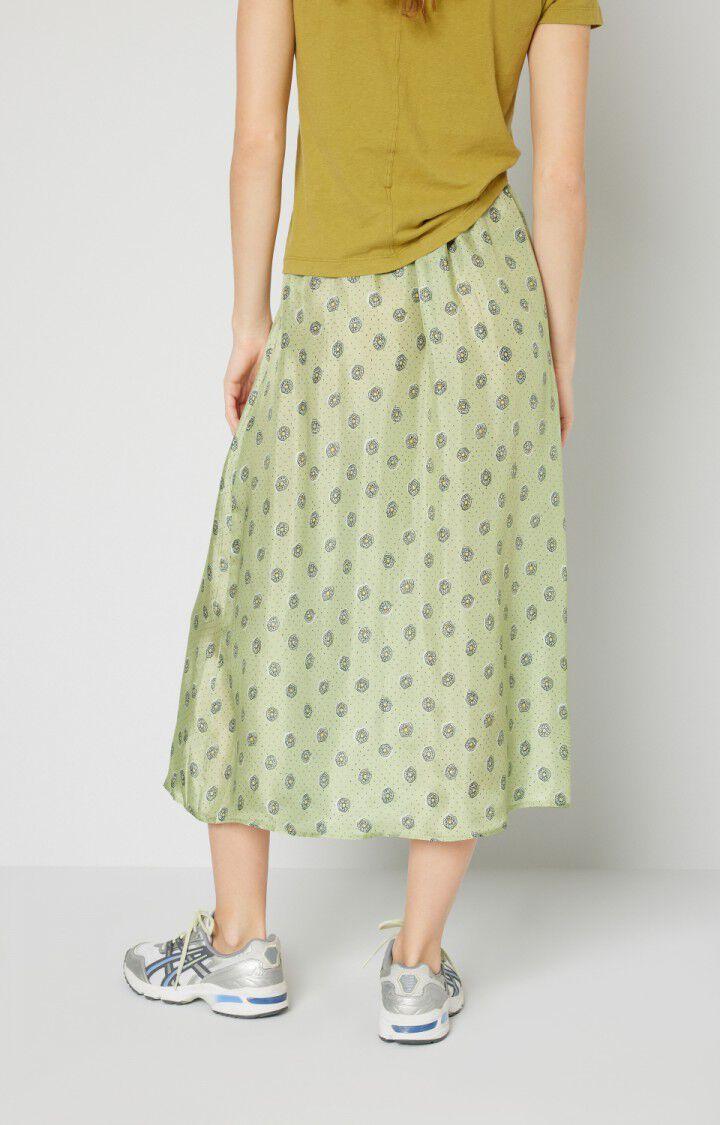 American Vintage Jupe Femme Tainey - FERNANDE Midi Vert - E21