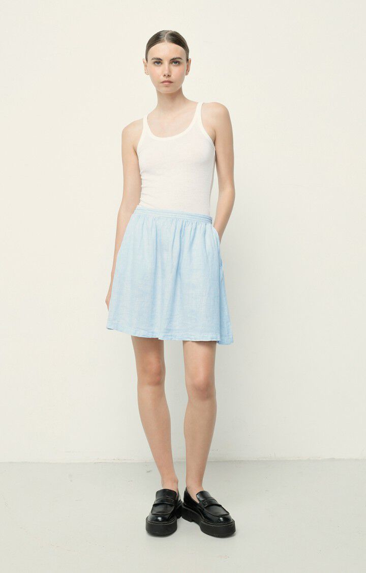 American Vintage Jupe Femme Tibtown - AZURIN Courte Bleu - E20