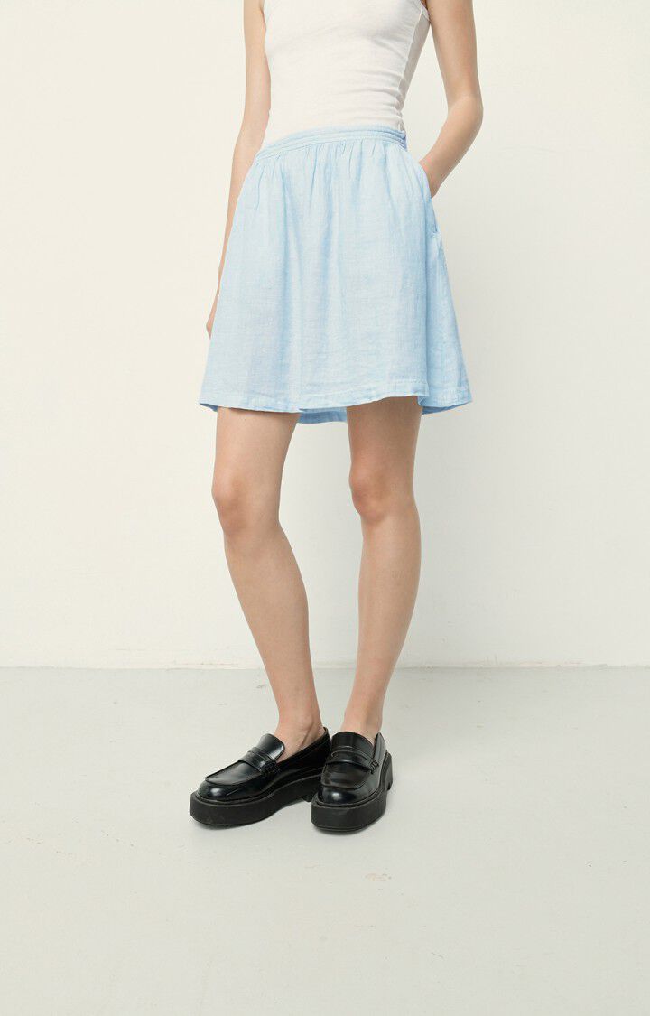 american vintage Jupe femme Tibtown - AZURIN Courte Bleu - E20