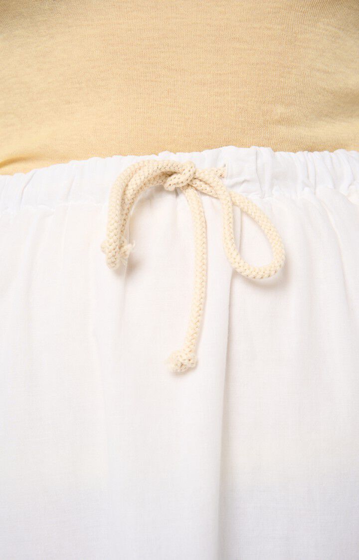 American Vintage Jupe Femme Timolet - BLANC Midi Blanc - E21