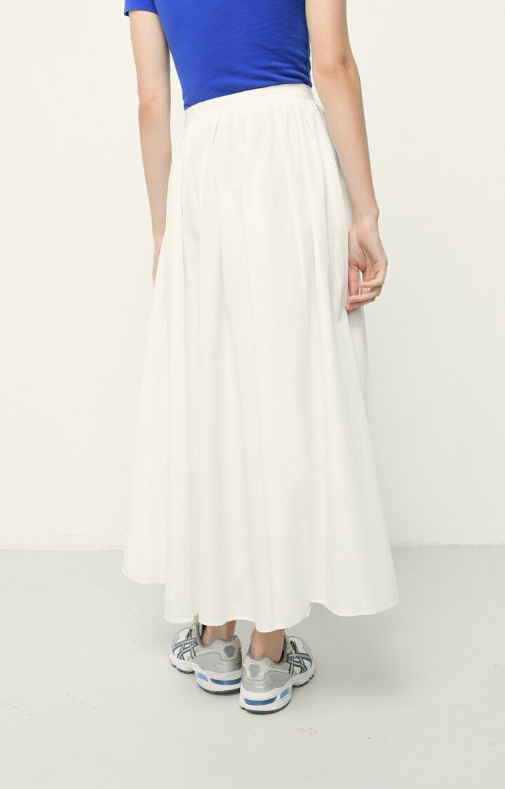 American Vintage Jupe Femme Tolido - OFF WHITE Longue Blanc - E20