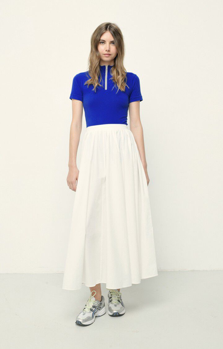 American Vintage Jupe Femme Tolido - OFF WHITE Longue Blanc - E20