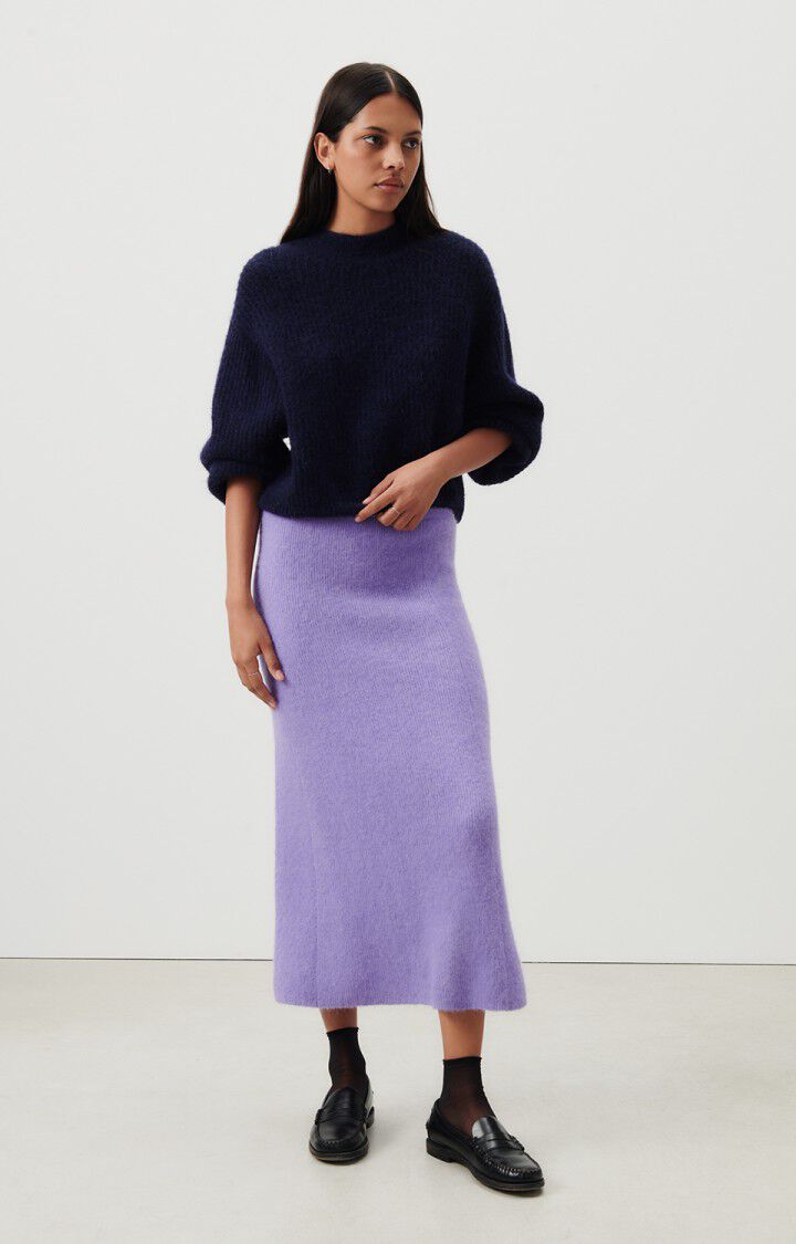 American Vintage Jupe Femme Tyji - MAUVE Midi Violet - H23