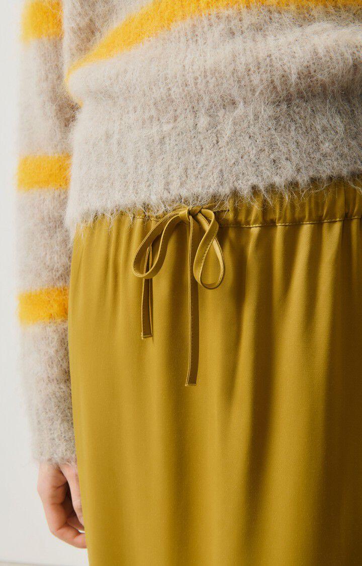 American Vintage Jupe Femme Unyl - MORDORE Longue Jaune - H24