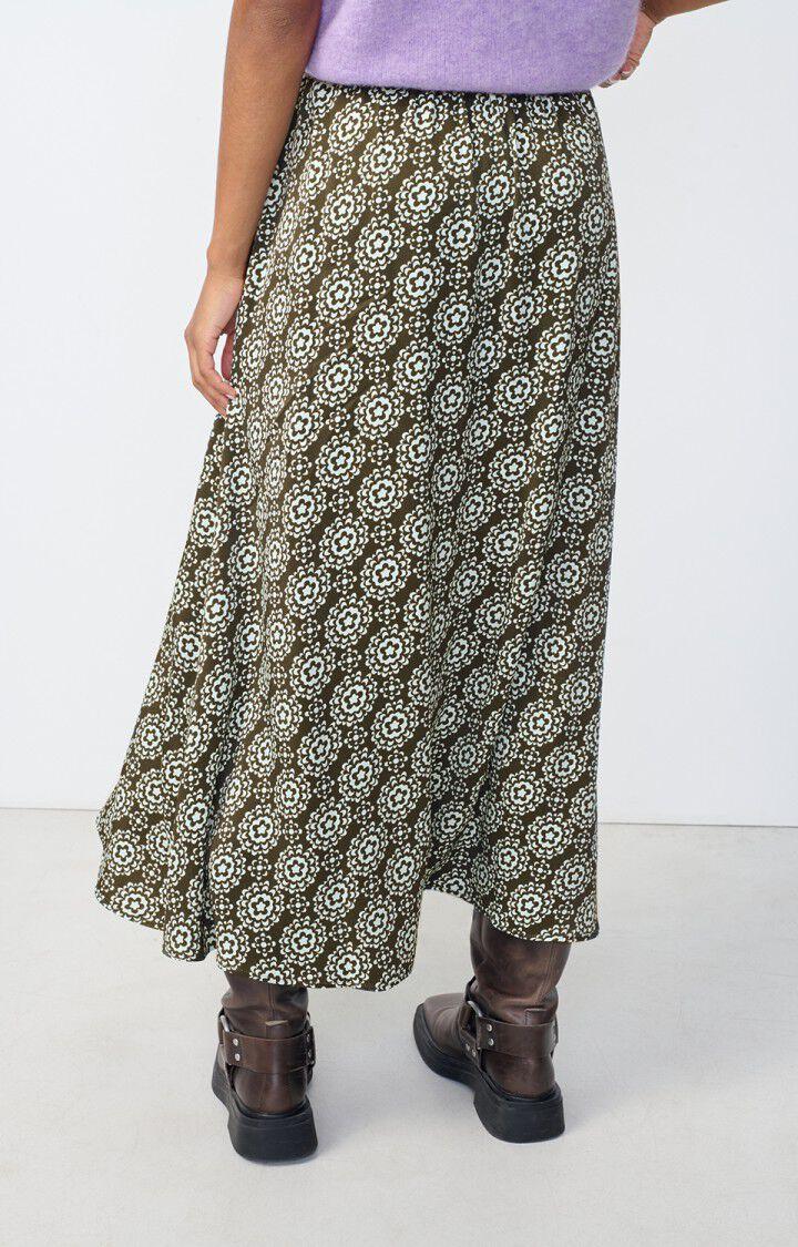 American Vintage Jupe Femme Varym - CARLA Midi Vert - H24