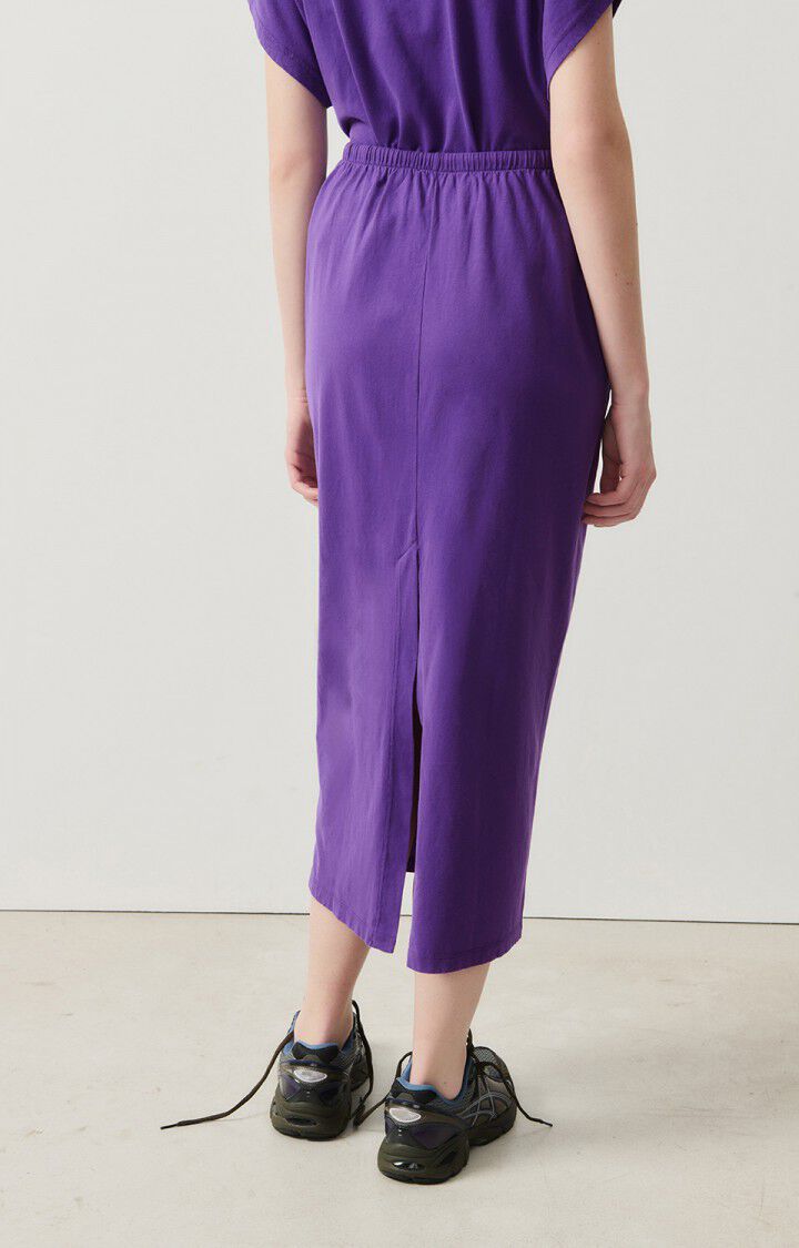 American Vintage Jupe Femme Vupaville - AUBERGINE Midi Violet - H24