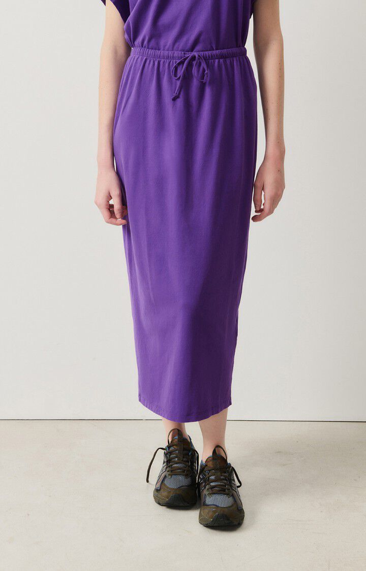 american vintage Jupe femme Vupaville - AUBERGINE Midi Violet - H24