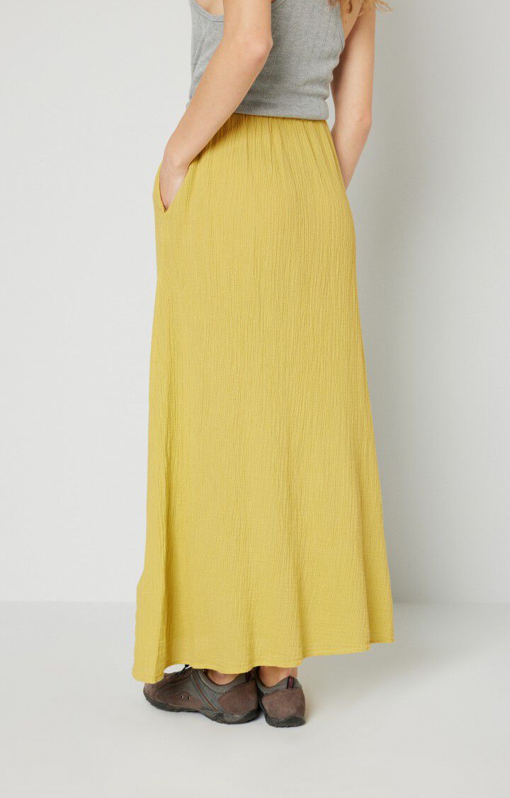American Vintage Jupe Femme Welow - BANANE Longue Jaune - E22