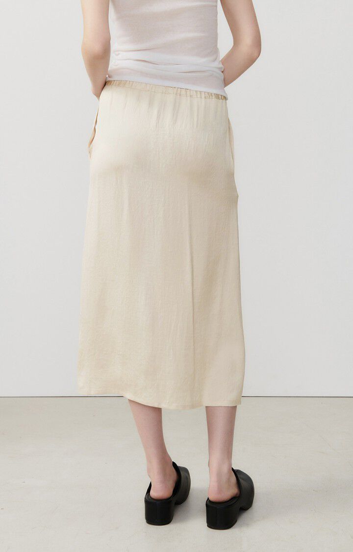 American Vintage Jupe Femme Widland - IVOIRE Midi Beige - E24