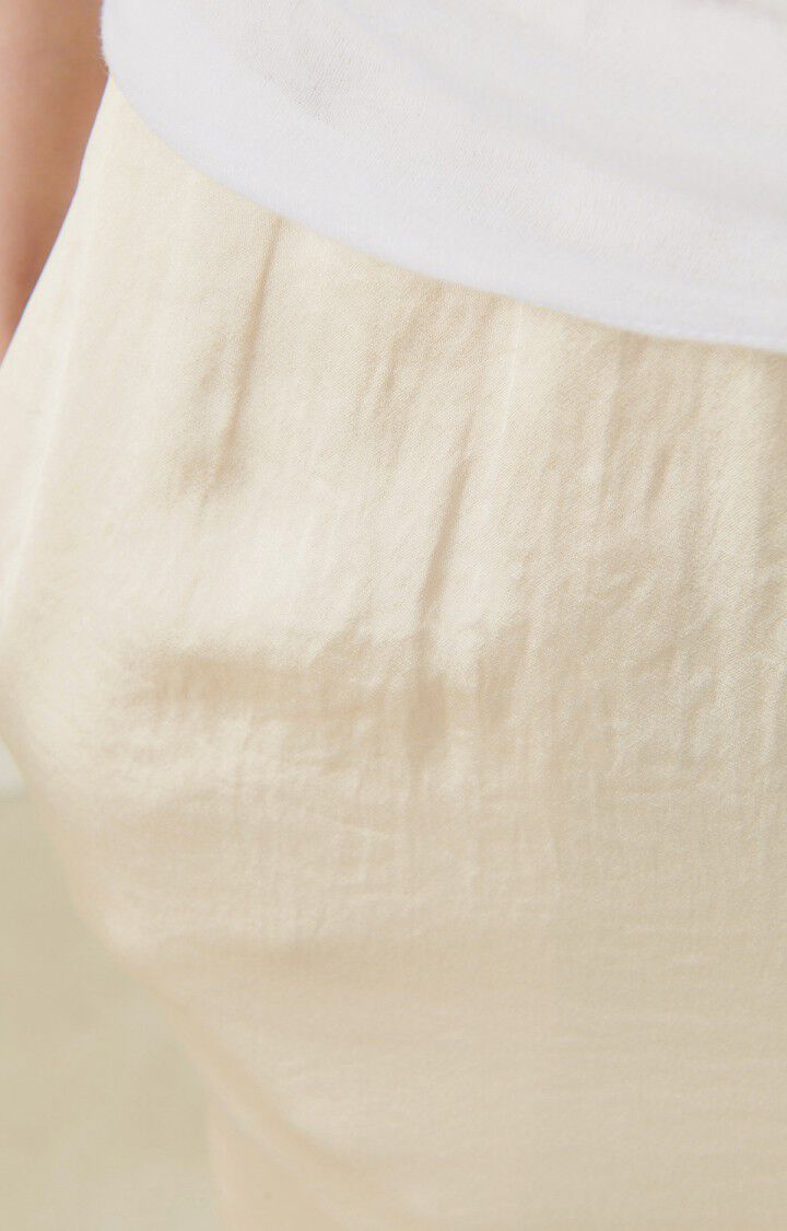 American Vintage Jupe Femme Widland - IVOIRE Midi Beige - E24