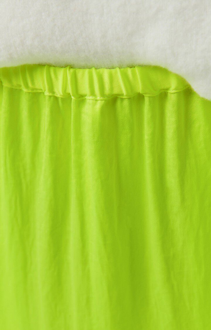 American Vintage Jupe Femme Widland - JAUNE FLUO Midi Jaune - E24
