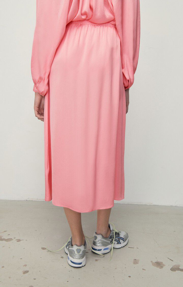 American Vintage Jupe Femme Widland - MILKSHAKE Midi Rose - E22