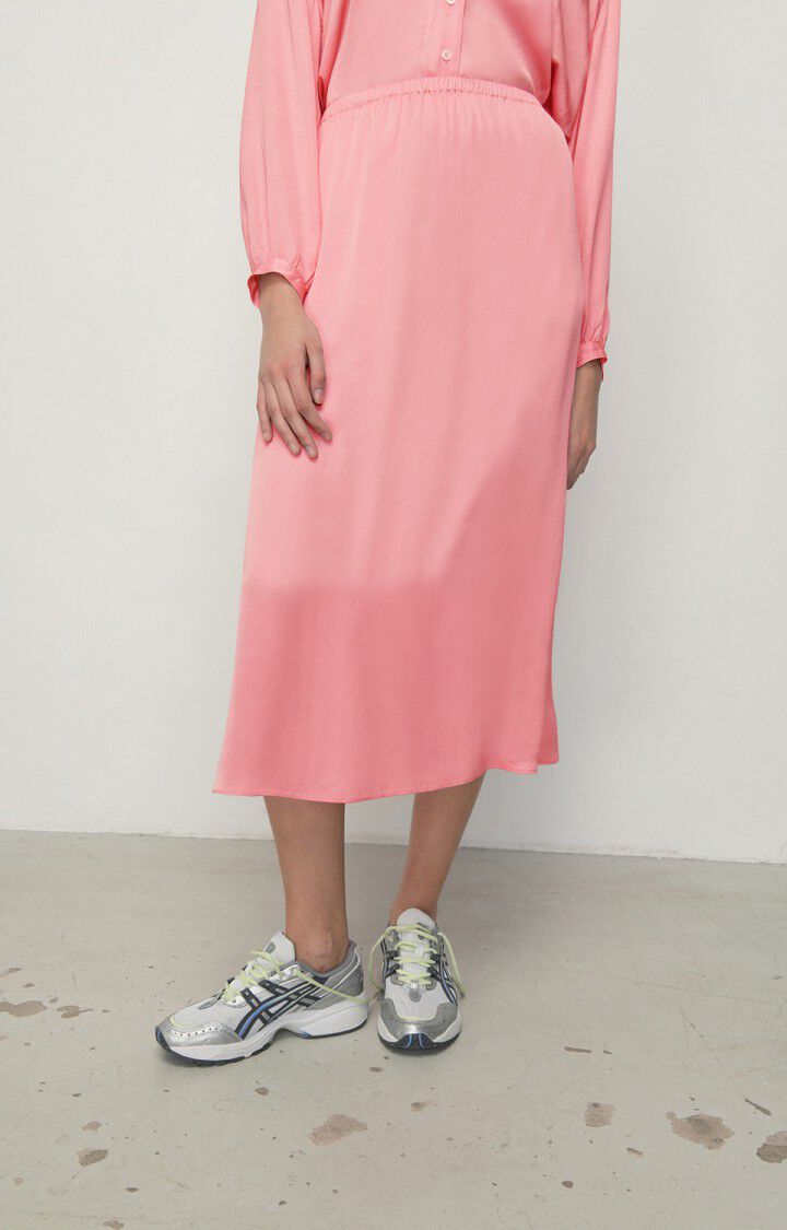 american vintage Jupe femme Widland - MILKSHAKE Midi Rose - E22