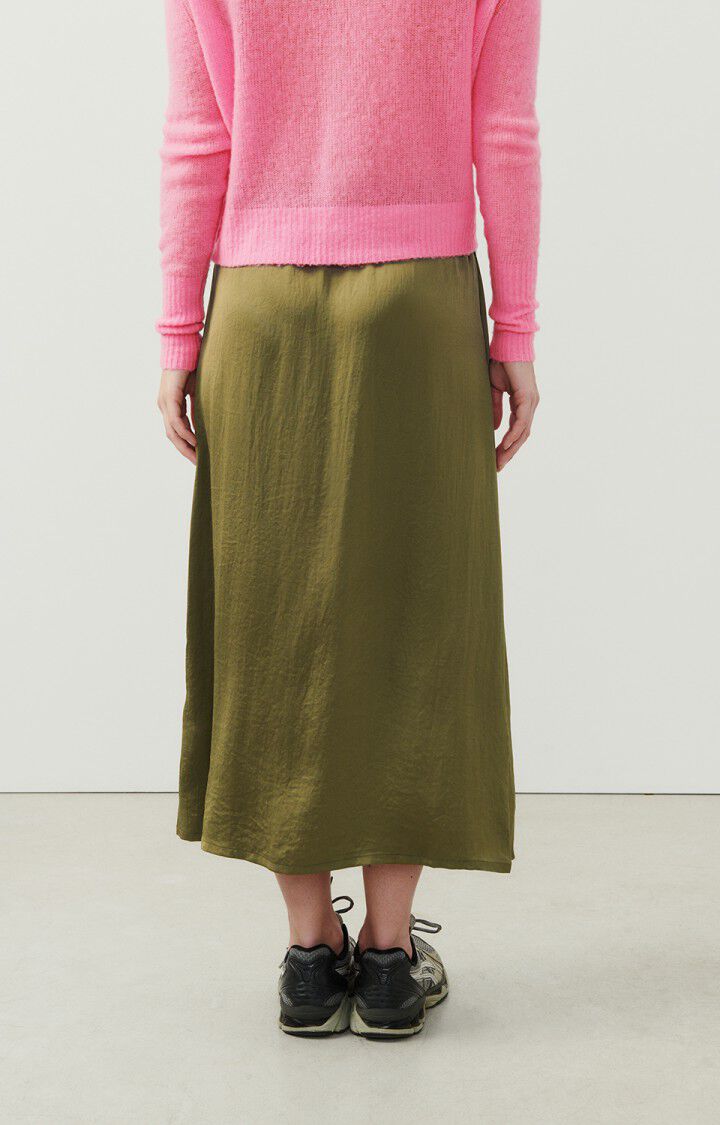 American Vintage Jupe Femme Widland - THYM Midi Vert - E24
