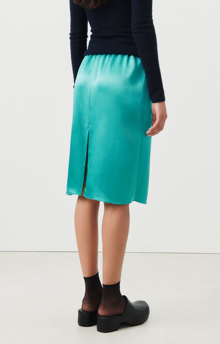 American Vintage Jupe Femme Wodbay - RIVIERA Midi Bleu - H23