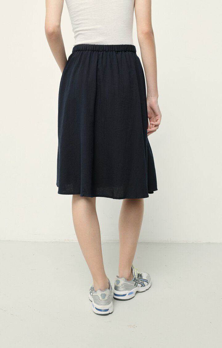 American Vintage Jupe Femme Yayowood - NAVY Trapèze Bleu - H18
