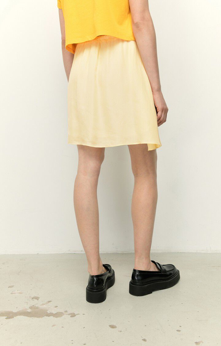 American Vintage Jupe Femme Yumy - COQUILLE Courte Jaune - E22
