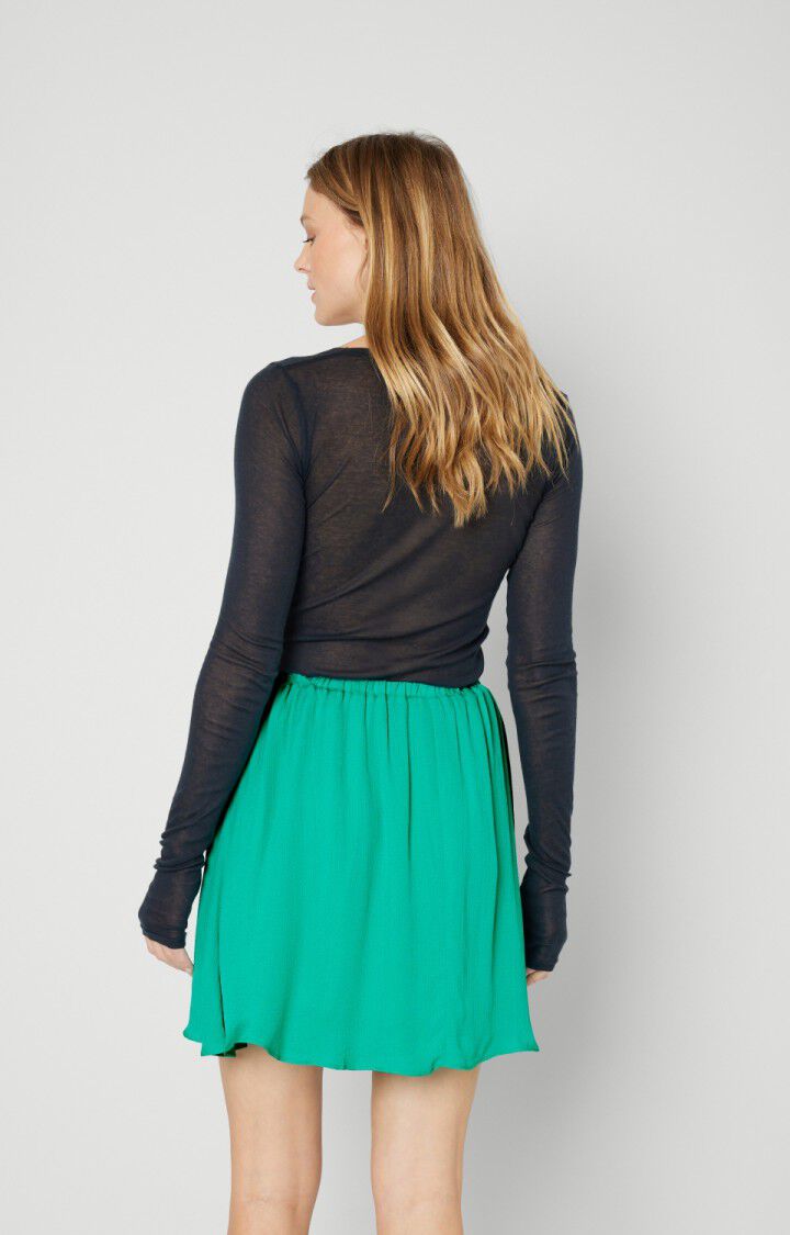 American Vintage Jupe Femme Yumy - MENTHE A L'EAU Courte Vert - E22