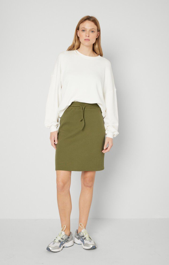 American Vintage Jupe Femme Zymy - THYM Courte Vert - E23