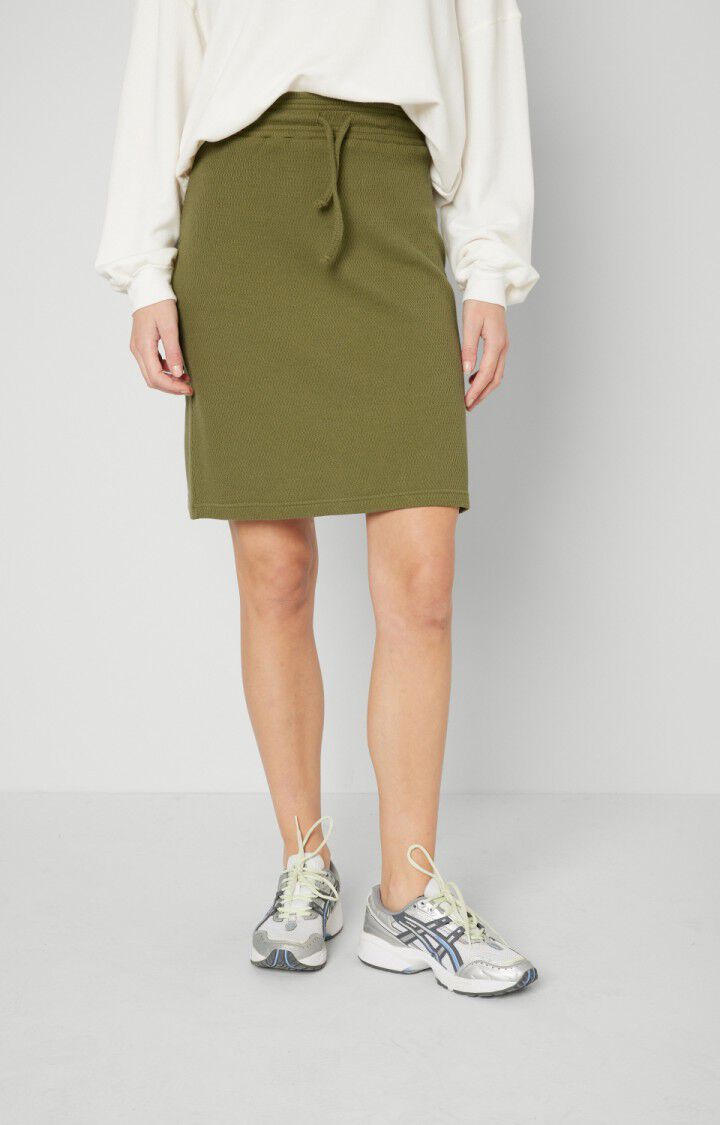 american vintage Jupe femme Zymy - THYM Courte Vert - E23