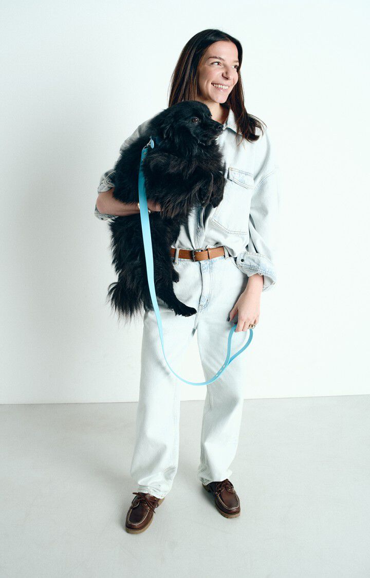 American Vintage Laisse Pour Chien La Mutt X AMV - BLEU CIEL Bleu - E25