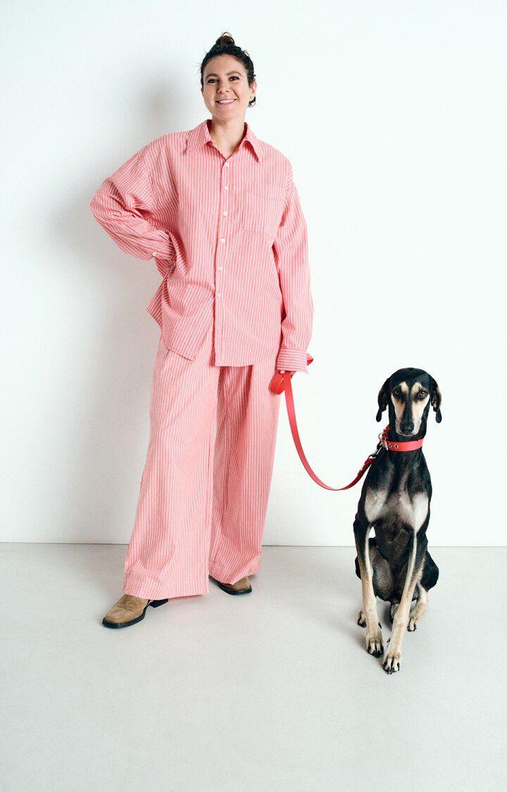 American Vintage Laisse Pour Chien La Mutt X AMV - FRAISE Rouge - E25