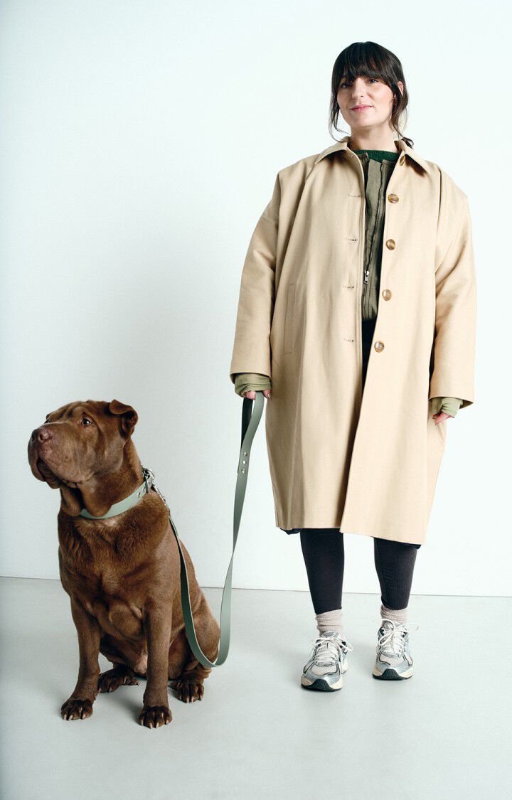 american vintage Laisse pour chien La Mutt x AMV - KAKI Vert - E25