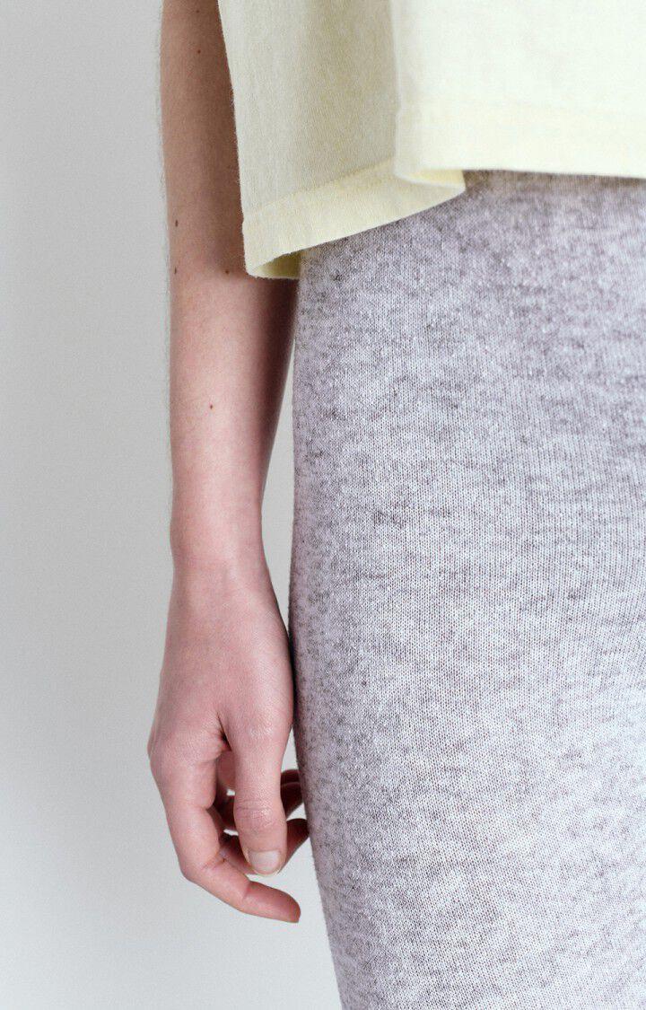 American Vintage Legging Femme Evona - GRIS CLAIR CHINE Gris - E25