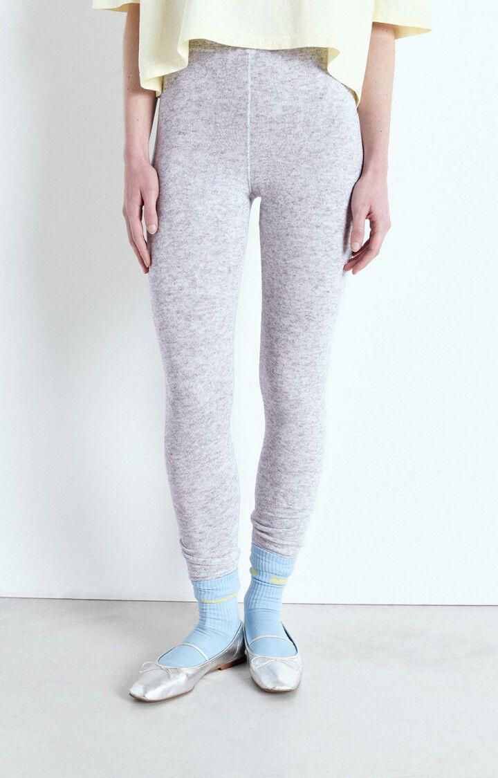 American Vintage Legging Femme Evona - GRIS CLAIR CHINE Gris - E25