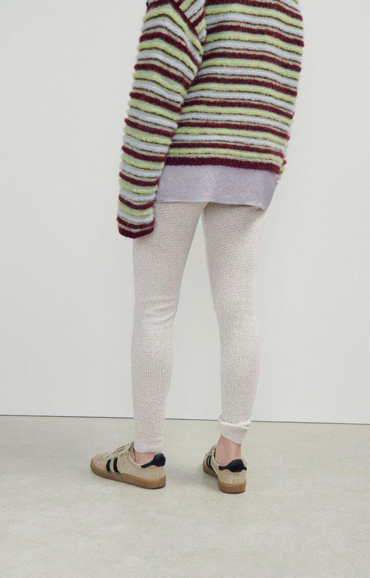 American Vintage Legging Femme Gykotown - CARREAUX GRIS Gris - E24