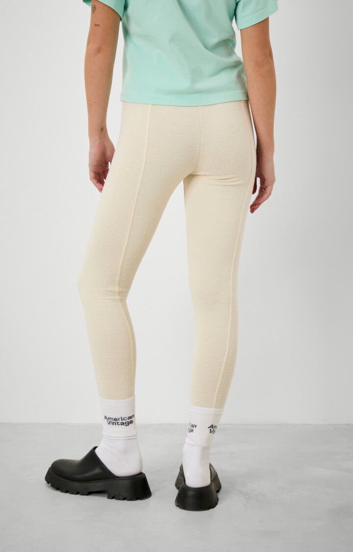 American Vintage Legging Femme Noogy - ECRU Beige - E22
