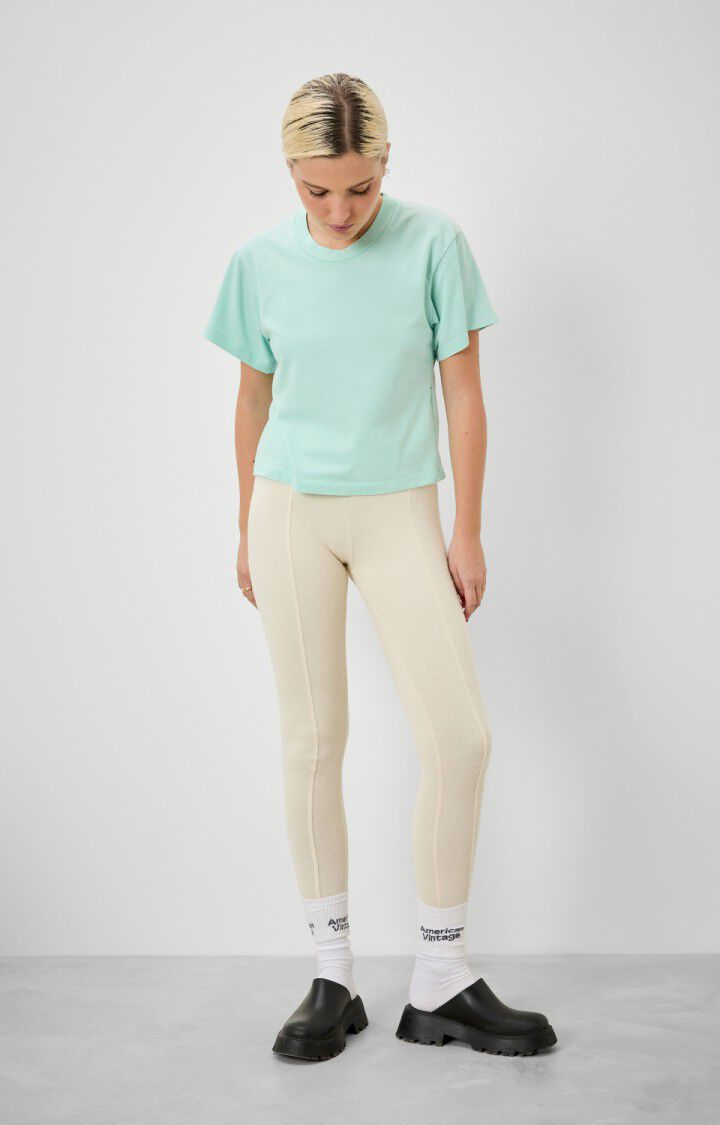 American Vintage Legging Femme Noogy - ECRU Beige - E22
