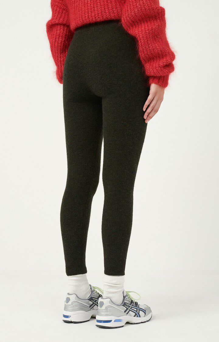 American Vintage Legging Femme Noxon - CYPRES CHINE Vert - H21