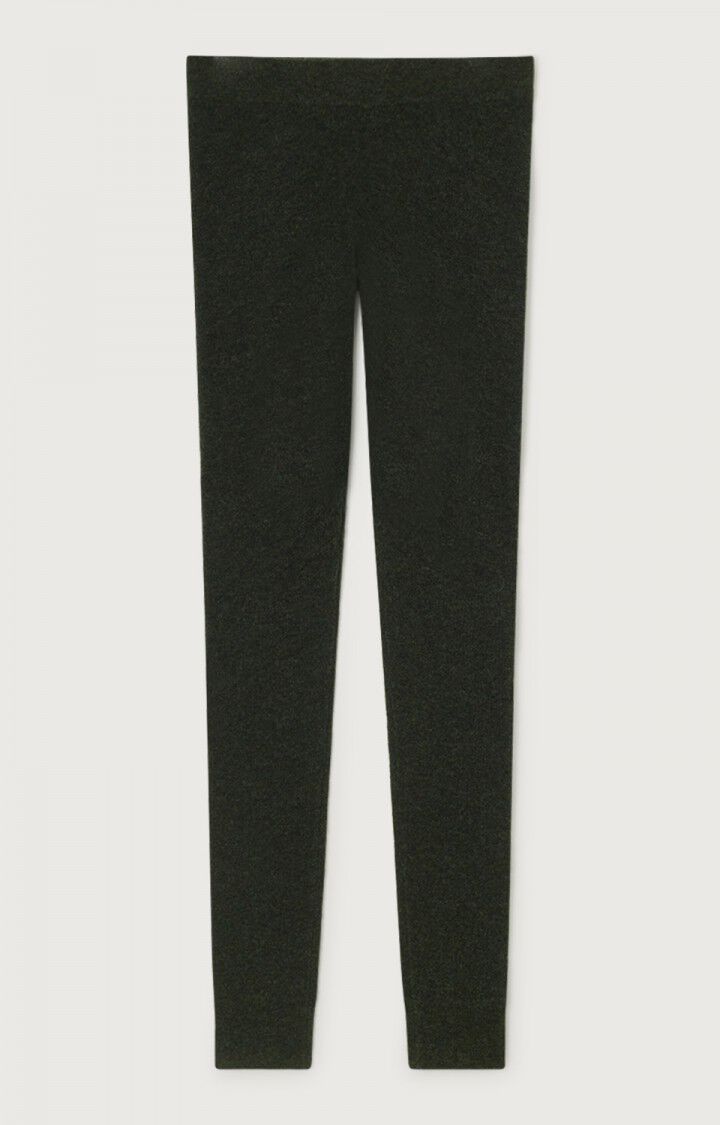american vintage Legging femme Noxon - CYPRES CHINE Vert - H21B