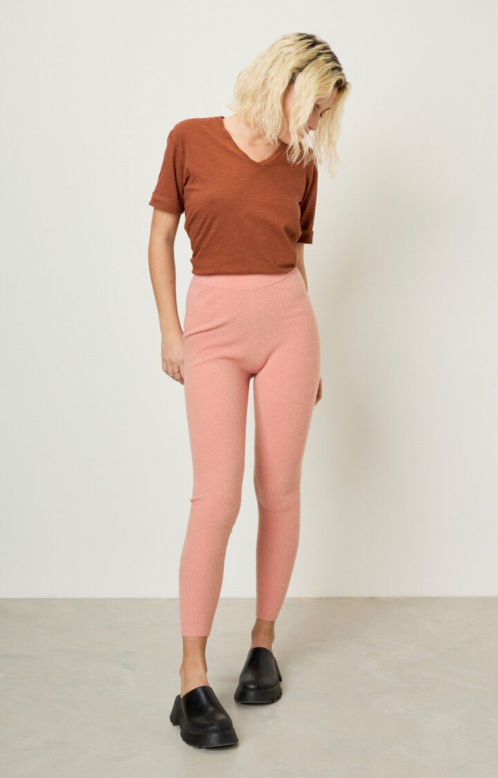 American Vintage Legging Femme Noxon - TENDRESSE CHINE Rose - H21