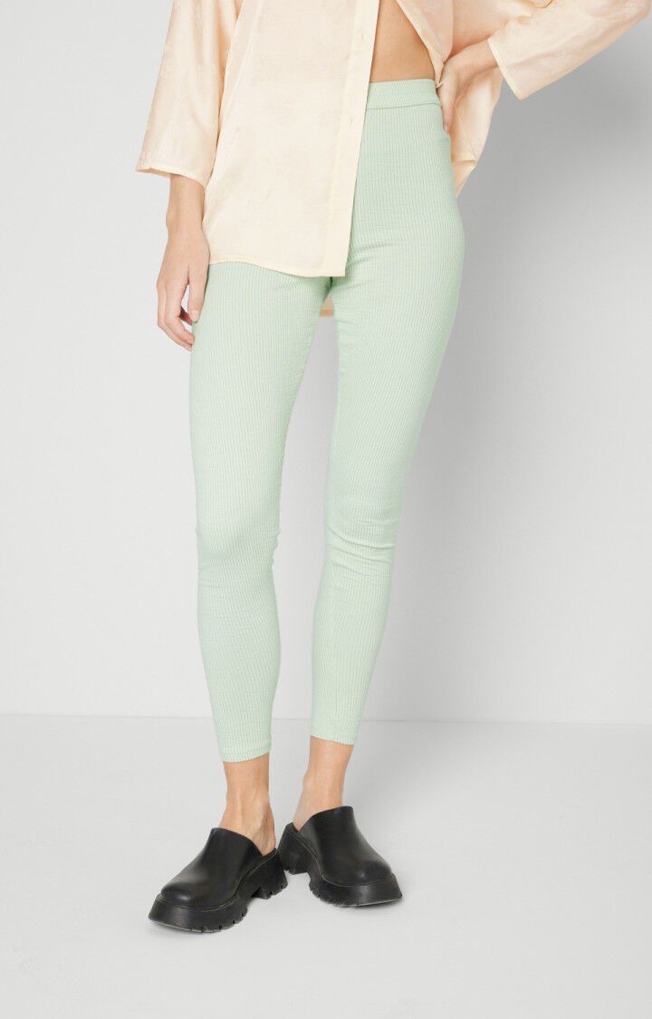 american vintage Legging femme Pacom - OPALE Vert - E23