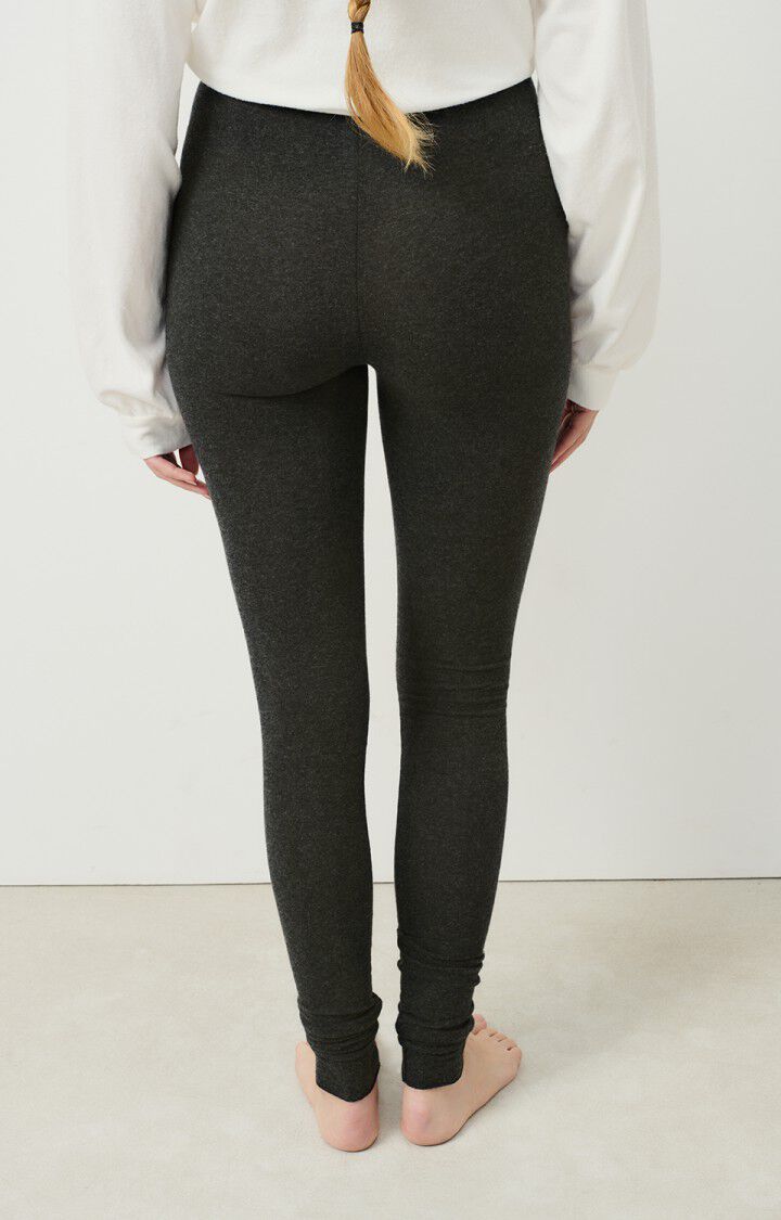 American Vintage Legging Femme Pipoun - ANTHRACITE CHINE Gris - H23
