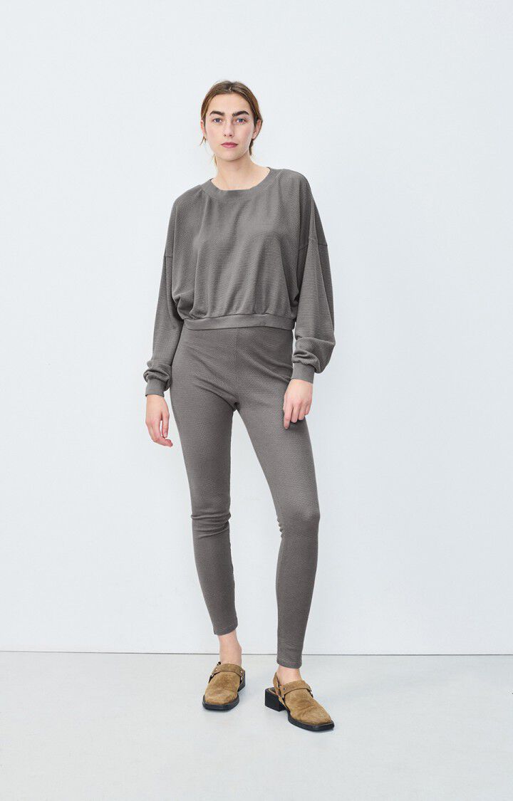 American Vintage Legging Femme Sovy - BRUMEUX Gris - H22