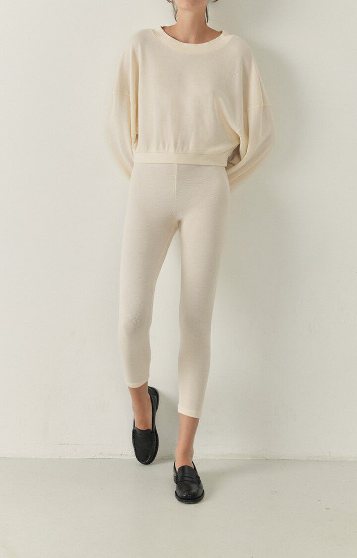 American Vintage Legging Femme Sovy - CREME Beige - H22