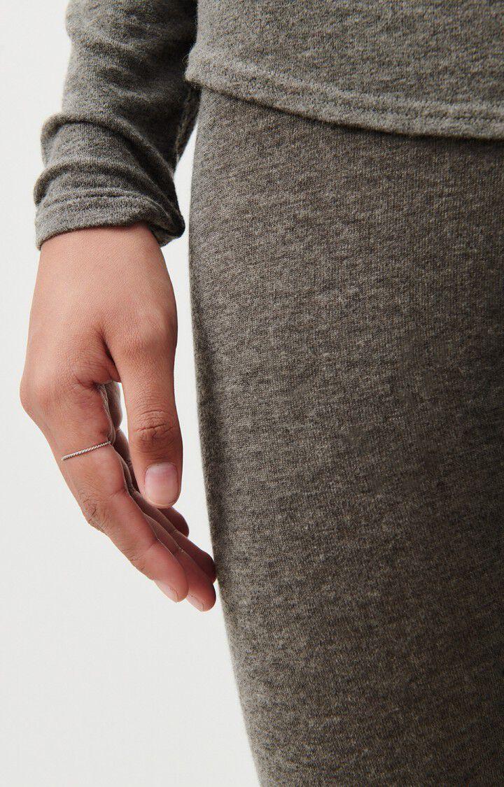 American Vintage Legging Femme Vediny - ANTHRACITE CHINE Gris - E24