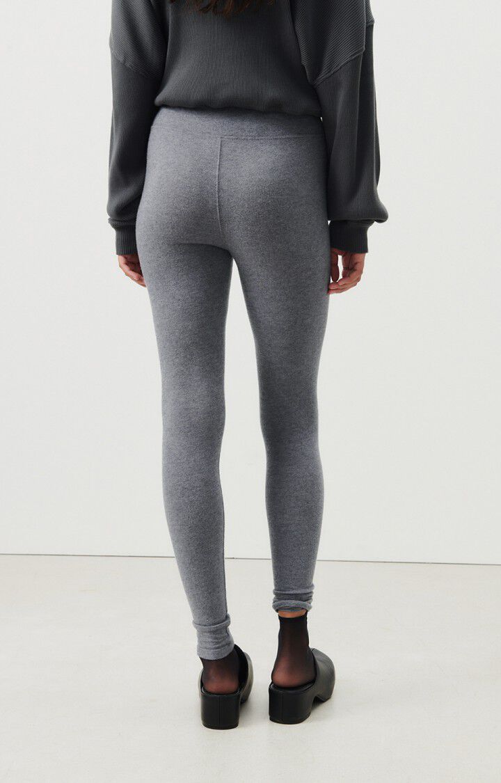 American Vintage Legging Femme Ypawood - ANTHRACITE CHINE Gris - H23