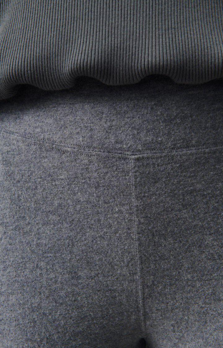 American Vintage Legging Femme Ypawood - ANTHRACITE CHINE Gris - H23