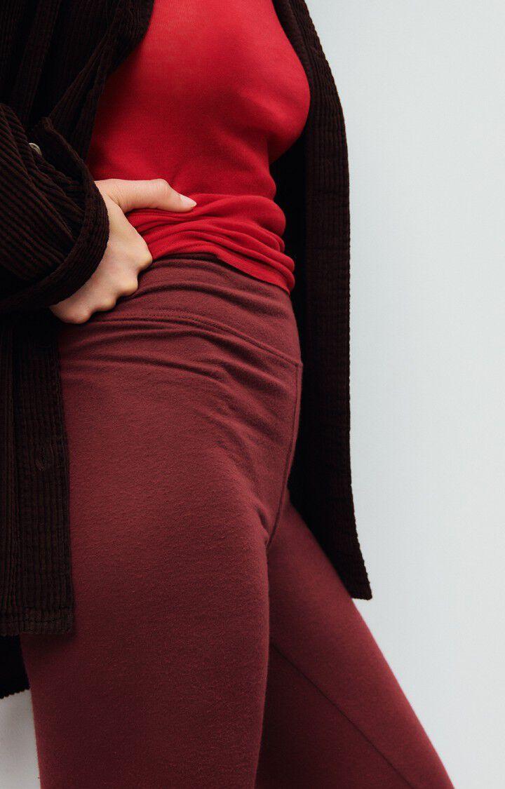 American Vintage Legging Femme Ypawood - BAIE CHINE Rouge - H24