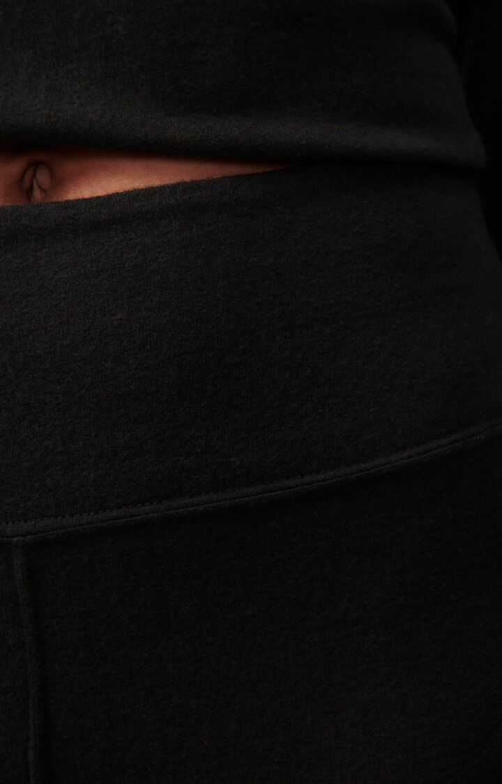 American Vintage Legging Femme Ypawood - CARBONE CHINE Noir - E25