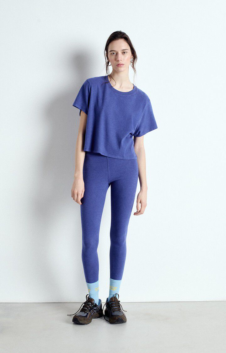 American Vintage Legging Femme Ypawood - MURE CHINE Violet - E25