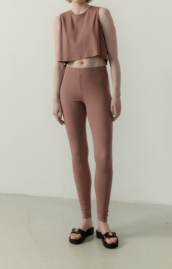 American Vintage Legging Femme Zelym - DATTE VINTAGE Marron - E23