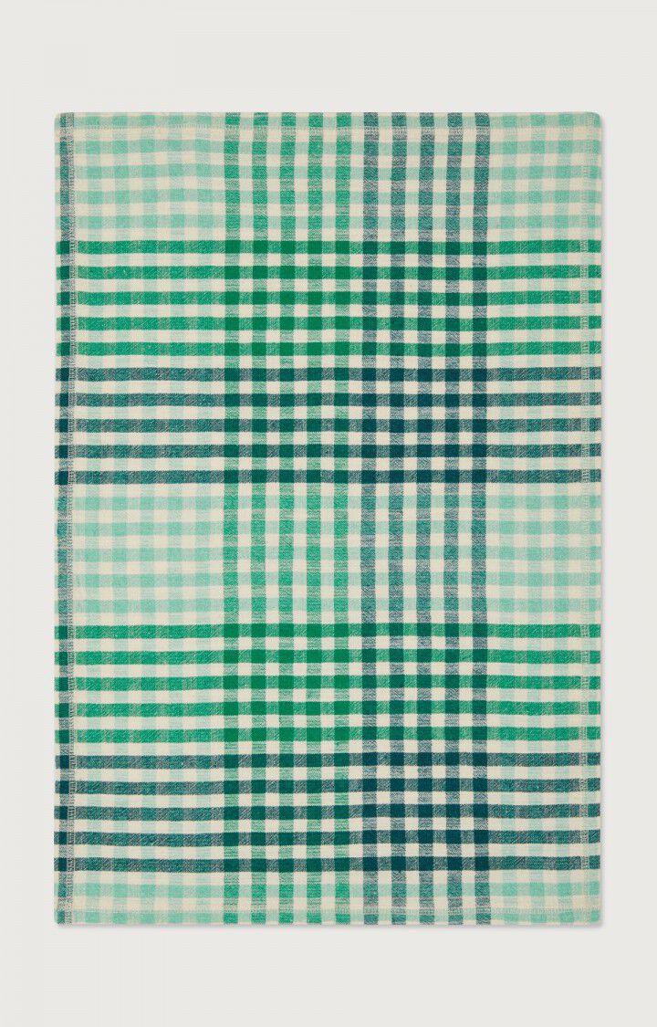 American Vintage Lot De Torchons Revack - CARREAUX PRAIRIE Vert - E23