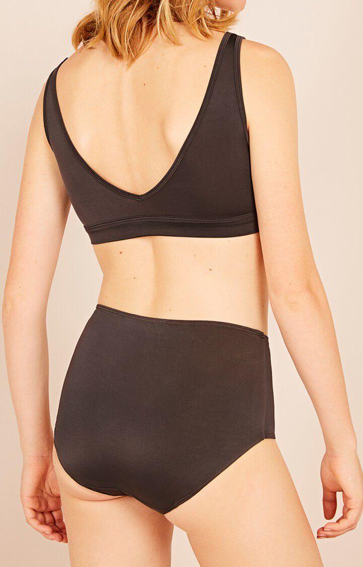 American Vintage Maillot Femme Swimy - CARBONE Noir - E18