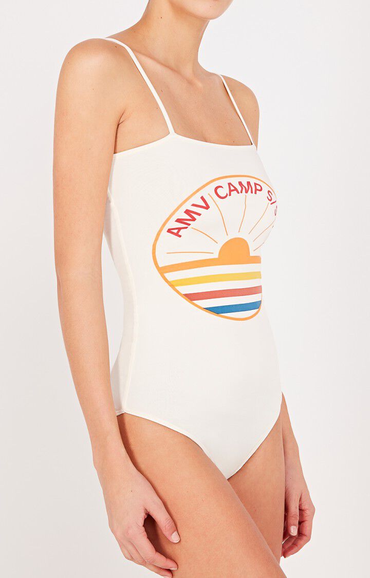 american vintage Maillot femme Swimy - NATUREL Beige - E18